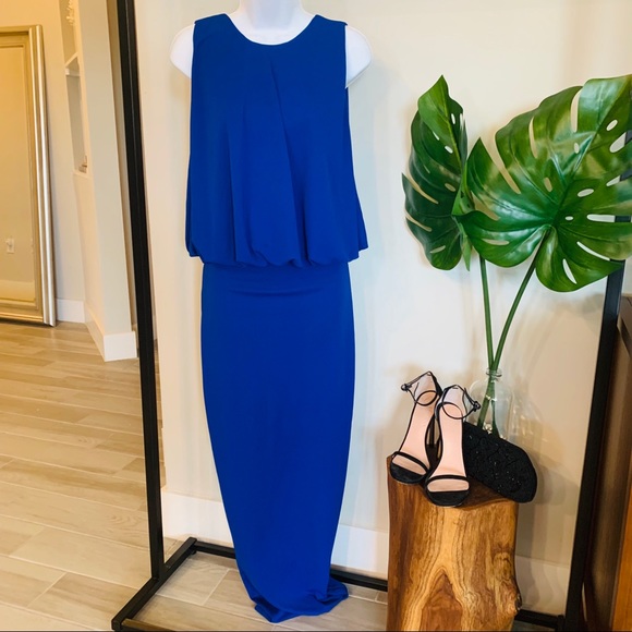 🤍2 for $120🤍  Electric Blue Zipper Gown - Picture 5 of 6